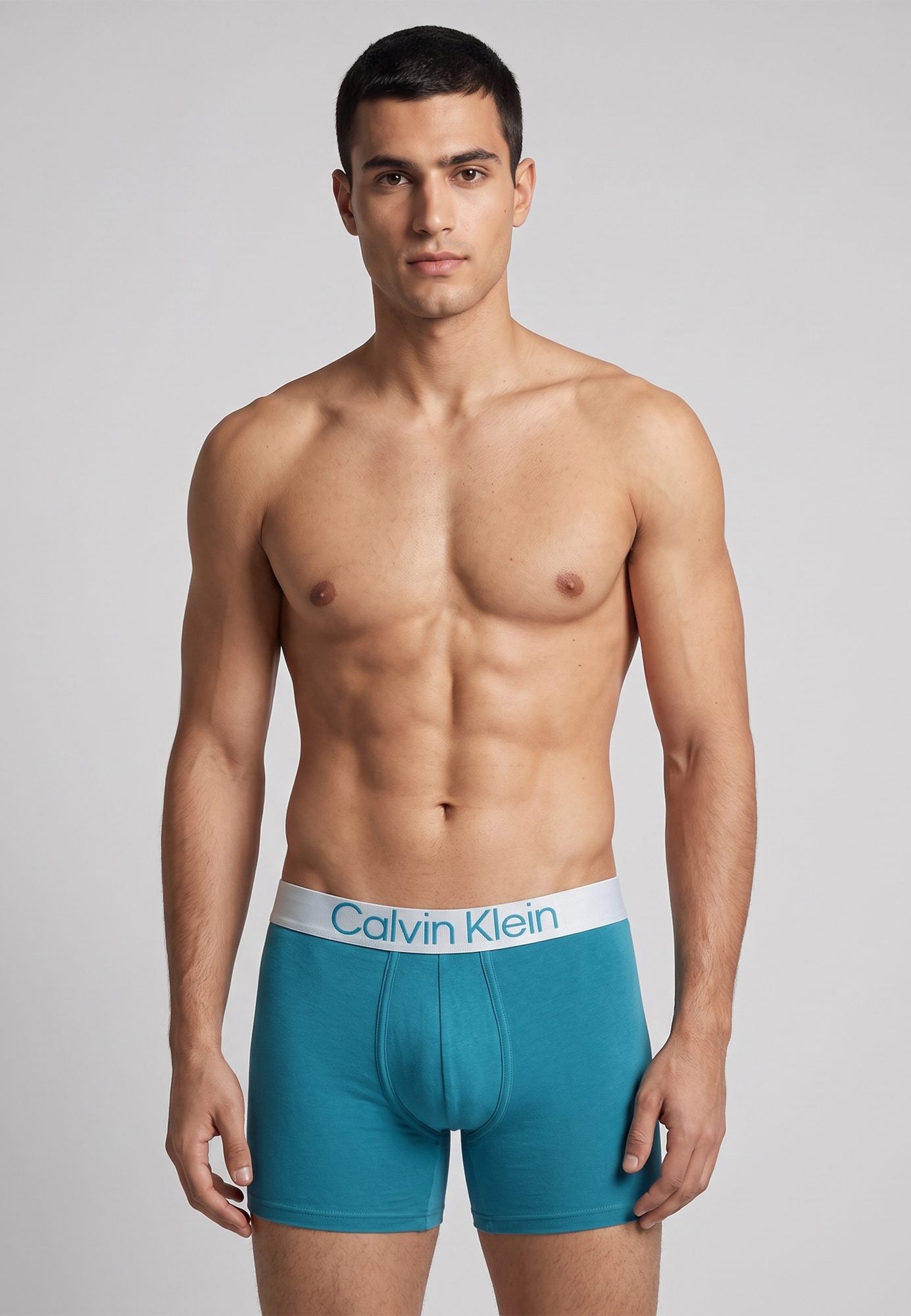 Calvin Klein Boxer Brief — bleu canard — sous-vêtement homme authentique