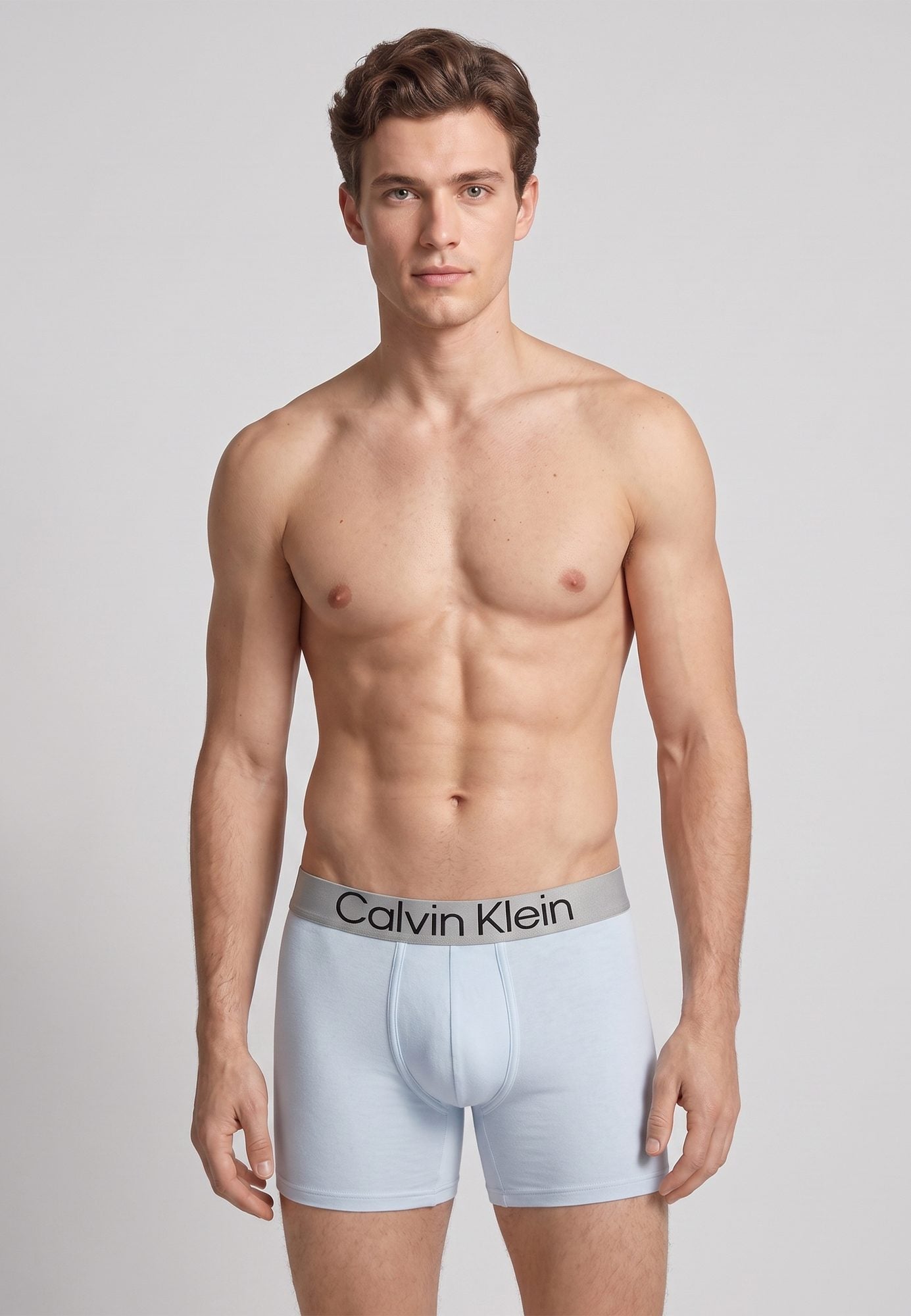 Calvin Klein Boxer Brief — bleu glacier — sous-vêtement homme authentique