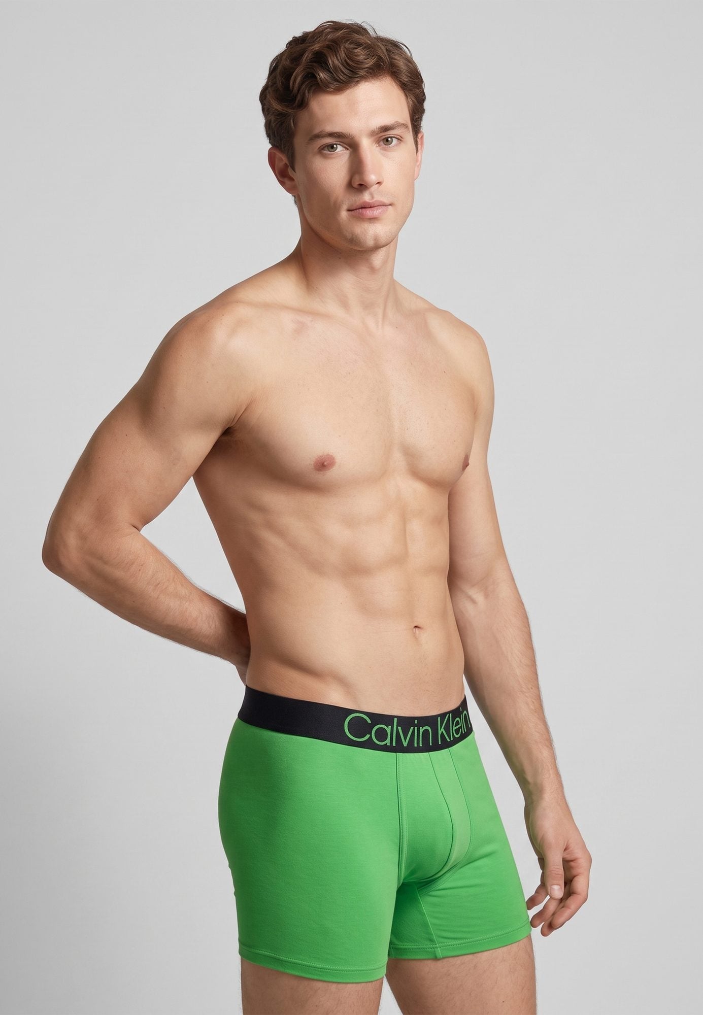 Calvin Klein Boxer Brief — vert — sous-vêtement homme authentique