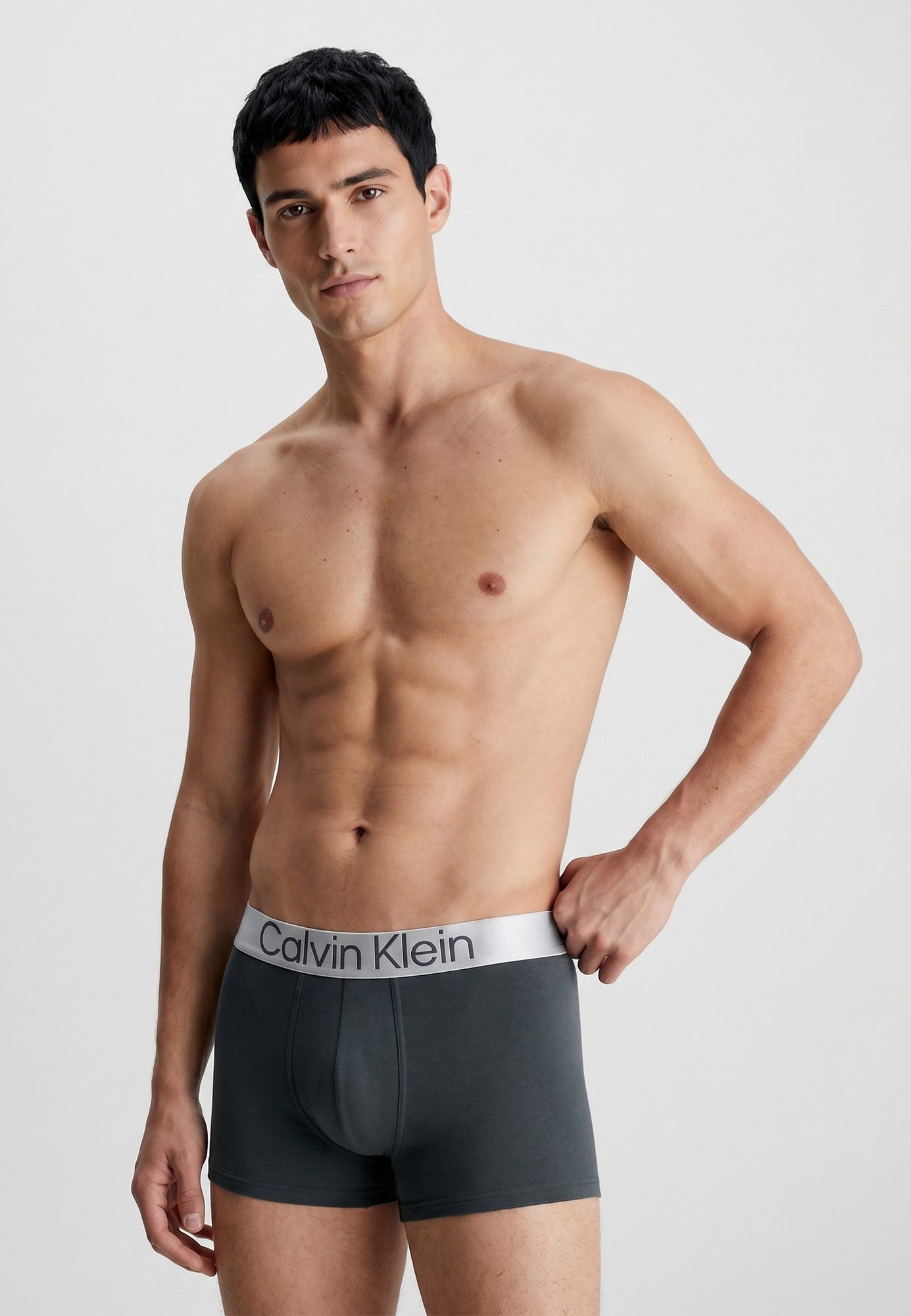 Calvin Klein Trunk — gris anthracite — sous-vêtement homme authentique