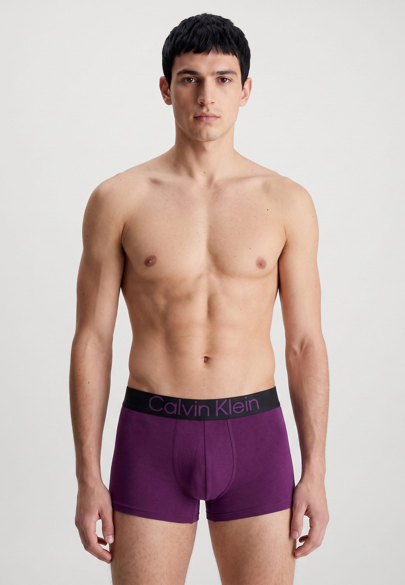 Calvin Klein Trunk — violet — sous-vêtement homme authentique