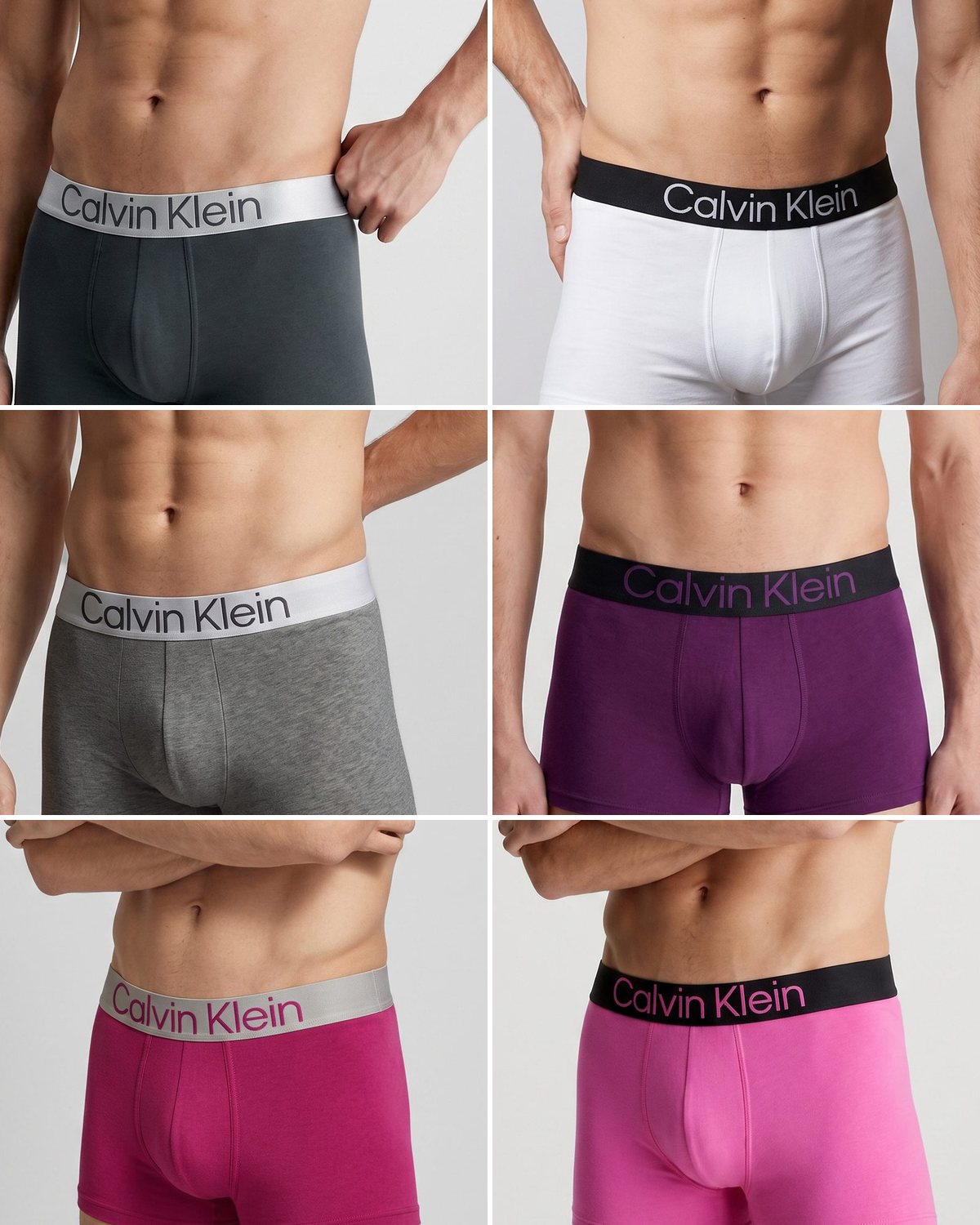 Calvin Klein Calvin Klein Boxer court — Pack de 6 (1 offert)