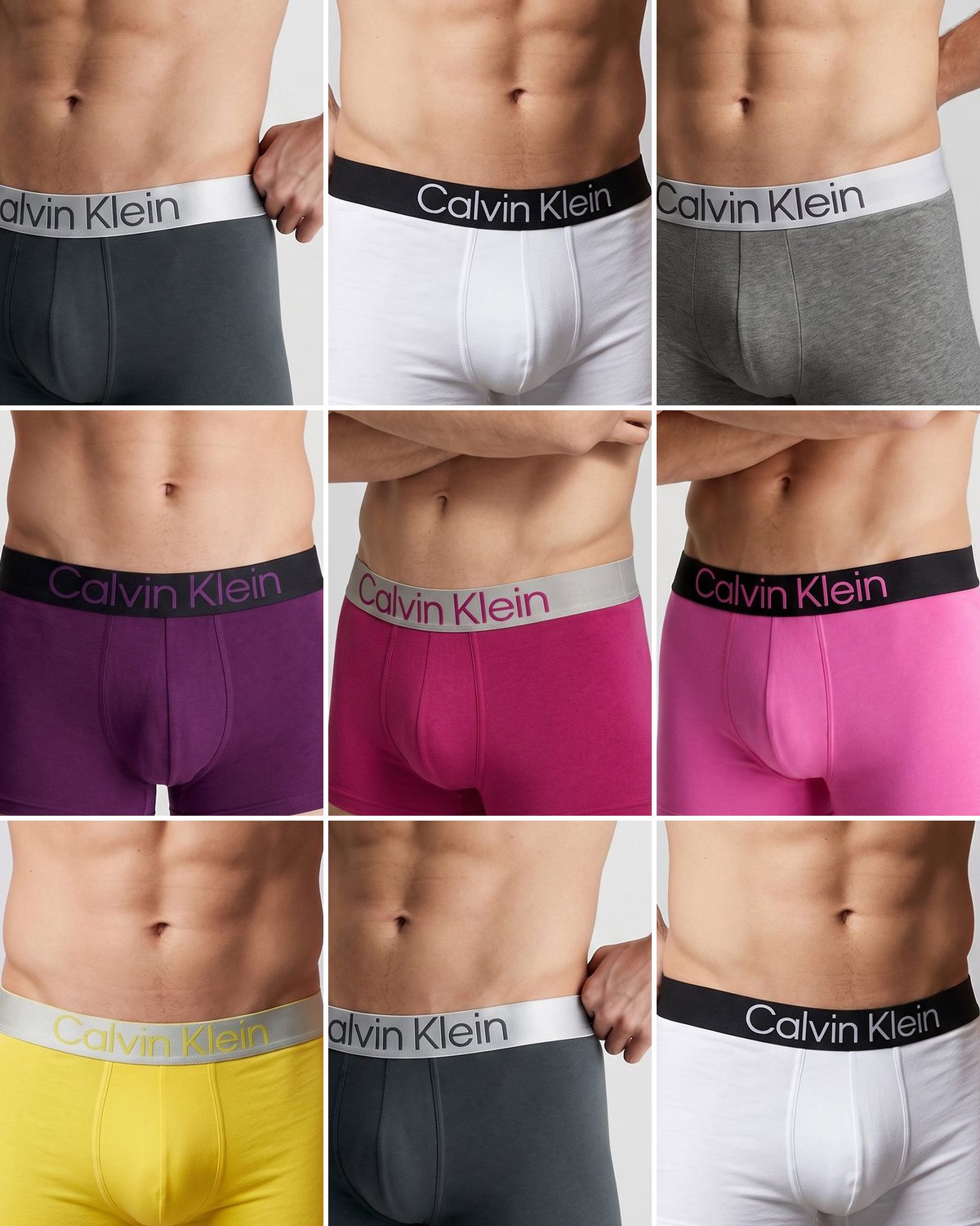 Calvin Klein Calvin Klein Boxer court — Pack de 9 (2 offerts)