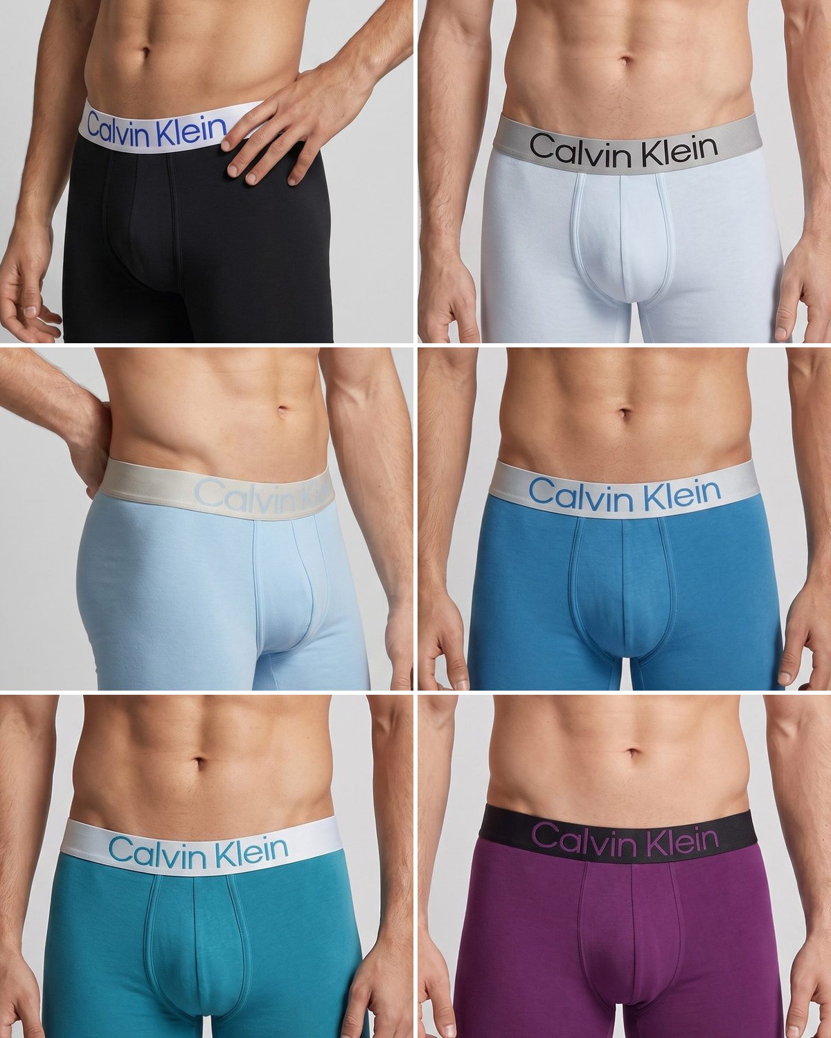 Calvin Klein Calvin Klein Boxer long — Pack de 6 (1 offert)