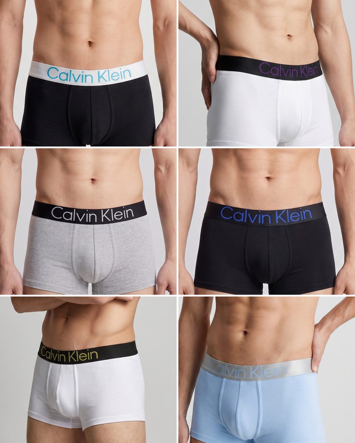 Calvin Klein Calvin Klein Taille basse — Pack de 6 (1 offert)