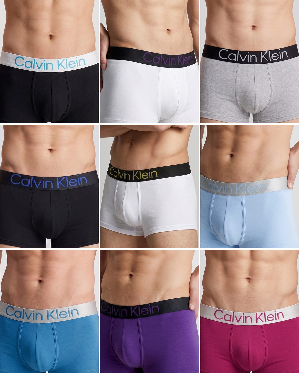 Calvin Klein Calvin Klein Taille basse — Pack de 9 (2 offerts)