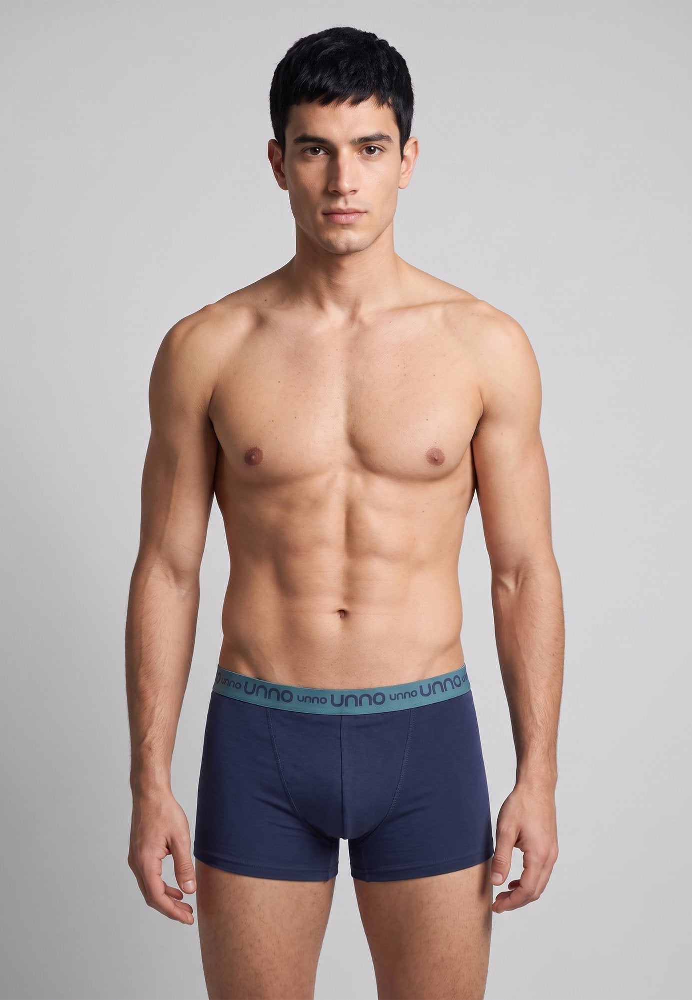 Unno Boxer — marine — sous-vêtement homme authentique